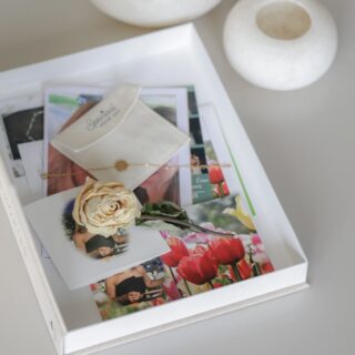 Linen Cover Storage Book – Memories (XL)