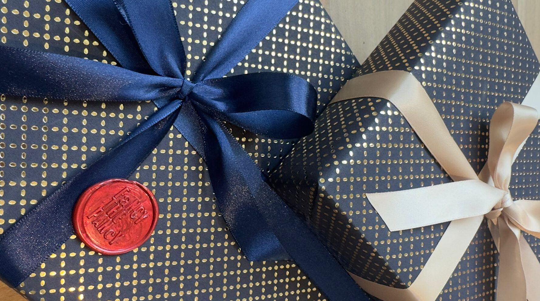 beautifully wrapped original father's day gift from fancy the pancy