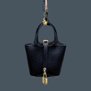 Pikotin Inspired Bag Charm Black