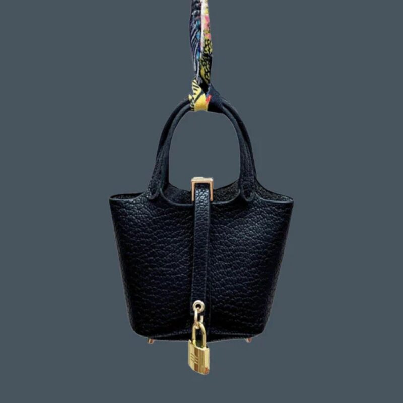 black Pikotin inspired bag charm