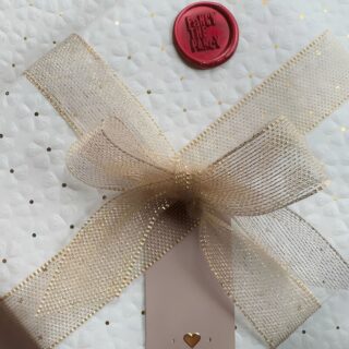 beautifully wrapped gift from Fancy the Pancy
