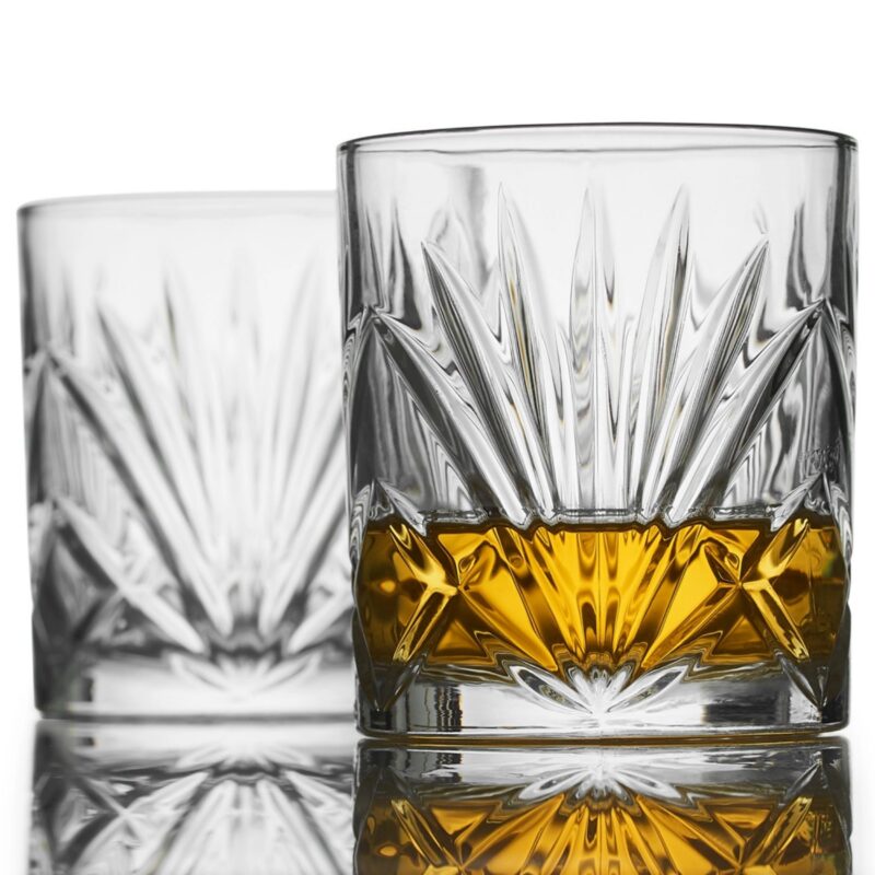Palm whisky glasses