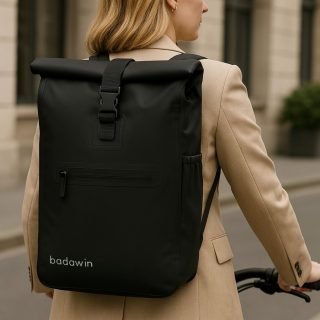 Waterproof Bike Backpack – Black