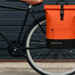 Waterproof Bike backpack - Orange