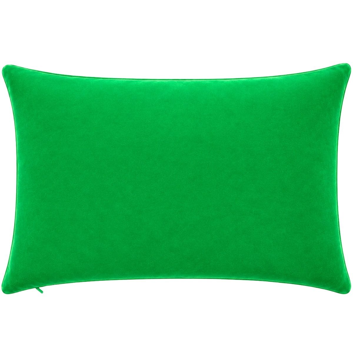 Needlepoint matcha statement pillow