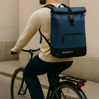 Waterproof Bike backpack - Blue