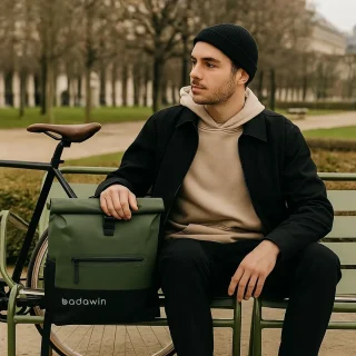 Waterproof Bike backpack - Green