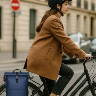 Waterproof Bike backpack - Blue