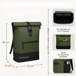 Waterproof Bike backpack - Green